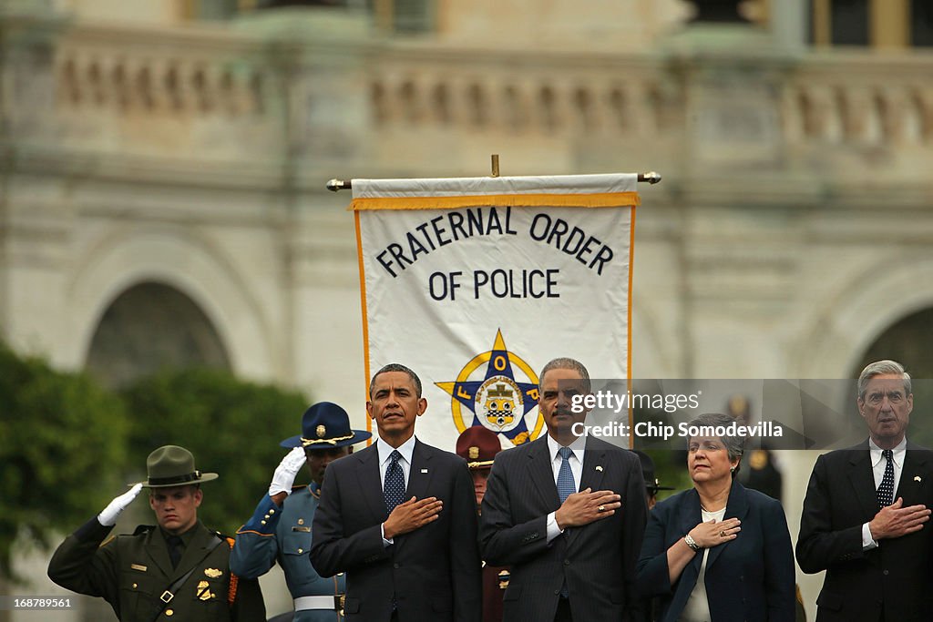 Obama Delivers Remarks At National Peace Officers Memorial Service