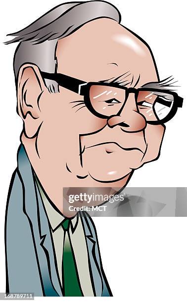 Tim Goheen caricature of billionaire Warren Buffett. News Photo - Getty Images Tim Goheen caricature of billionaire Warren Buffett. News Photo - Getty Images