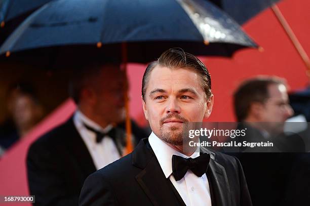 Leonardo DiCaprio attends the Opening Ceremony and 'The Great Gatsby' Premiere during the 66th Annual Cannes Film Festival at the Theatre Lumiere on...