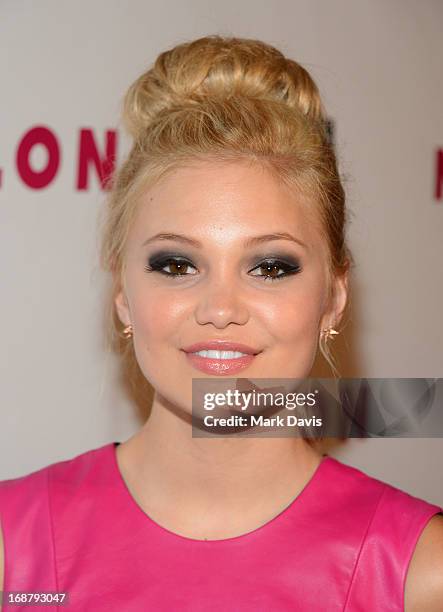 Olivia Holt attends NYLON And Onitsuka Tiger Celebrate The Annual May Young Hollywood Issue at The Roosevelt Hotel on May 14, 2013 in Hollywood,...