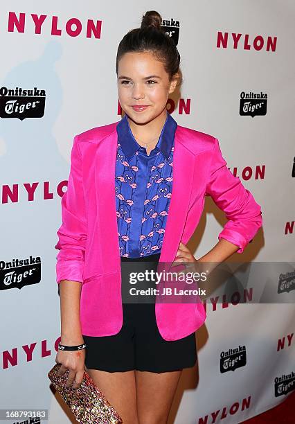 Ballee Madison attends the NYLON Magazine Annual May Young Hollywood Issue Party at The Roosevelt Hotel on May 14, 2013 in Hollywood, California.