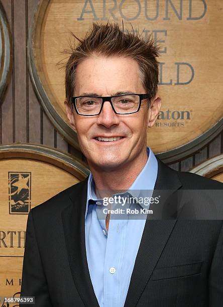 Kyle MacLaughlin attends 'Toast Around the World' Celebration of Sheraton Social Hour! at New York Sheraton Hotel & Tower on May 15, 2013 in New York...