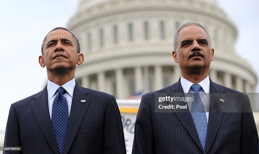 Obama Delivers Remarks At National Peace Officers Memorial Service