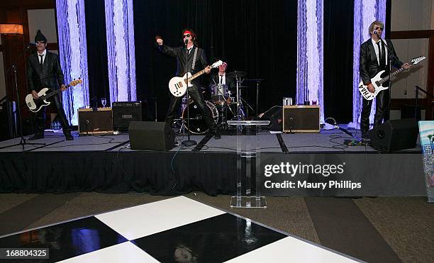 Flashback Heart Attack perform during the Long Beach Grand Prix Charity Ball on April 19, 2013 in Long Beach, California.
