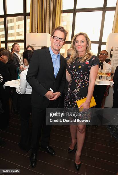 Kyle McLachlan and Elisabeth Rohm attend Sheraton Hotels & Resorts Global Roll-Out Of Sheraton Social Hour With A "Toast Around The World"...