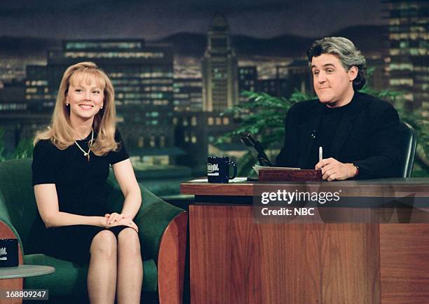 Episode 468 -- Pictured: Actress Shelly Long during an interview with host Jay Leno on May 27, 1994 --