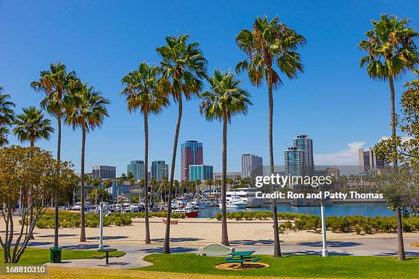 long beach, ca - long beach californië stockfoto's en -beelden