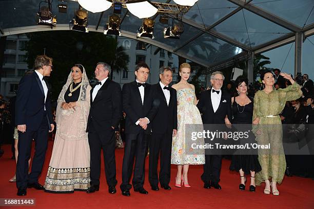 Jury members Christoph Waltz, Vidya Balan, Daniel Auteui, Cristian Mungiu, Ang Lee, Nicole Kidman, Steven Spielberg, Lynne Ramsay and Naomi Kawase...