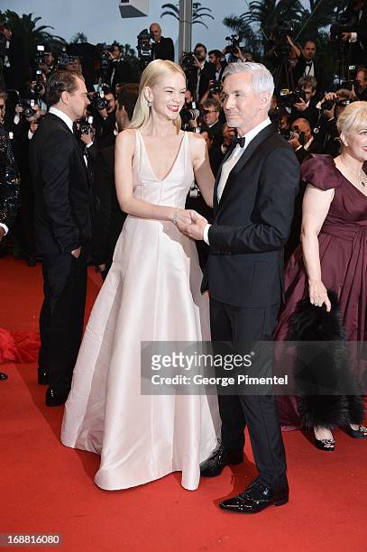 Carey Mulligan and Director Baz Luhrmann attend the Opening Ceremony and Premiere of 'The Great Gatsby' at The 66th Annual Cannes Film Festival at...