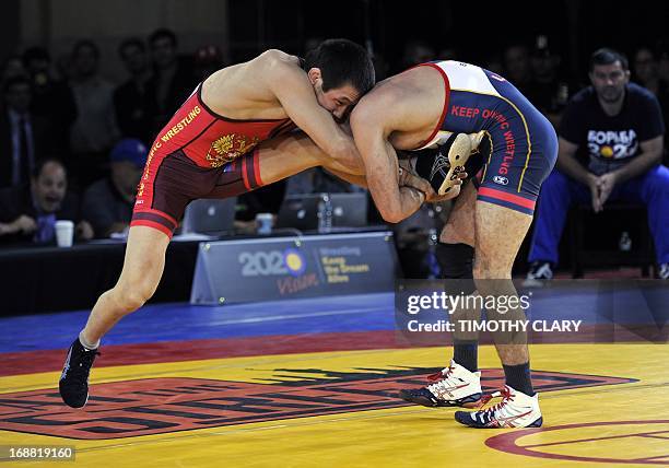WRESTLING-EXHIBITION-US-RUSSIA, News Photo