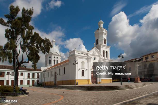 san sebastian church - cuenca ecuador stock pictures, royalty-free photos & images