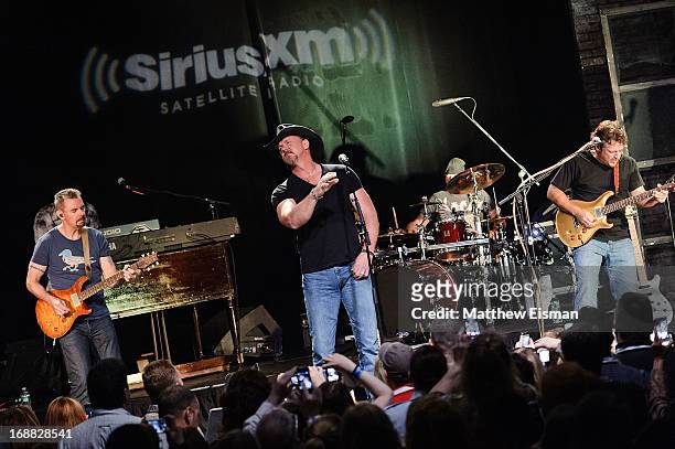 Musician Trace Adkins performs live during "SirusXM Sounds Of Summer" Series at Hard Rock Cafe New York on May 15, 2013 in New York City.