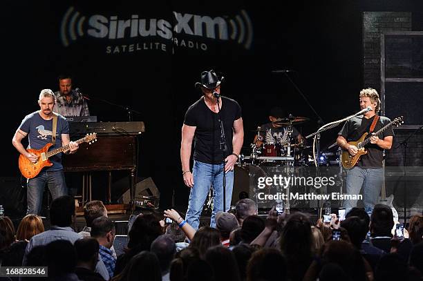 Musician Trace Adkins performs live during "SirusXM Sounds Of Summer" Series at Hard Rock Cafe New York on May 15, 2013 in New York City.