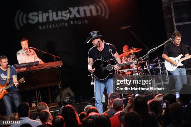 Musician Trace Adkins performs live during "SirusXM Sounds Of Summer" Series at Hard Rock Cafe New York on May 15, 2013 in New York City.