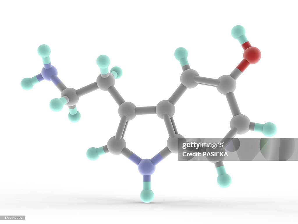 Serotonin molecule