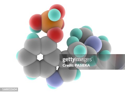 Psilocybin drug molecule Psilocybin drug molecule