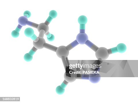 Histamine molecule Histamine molecule
