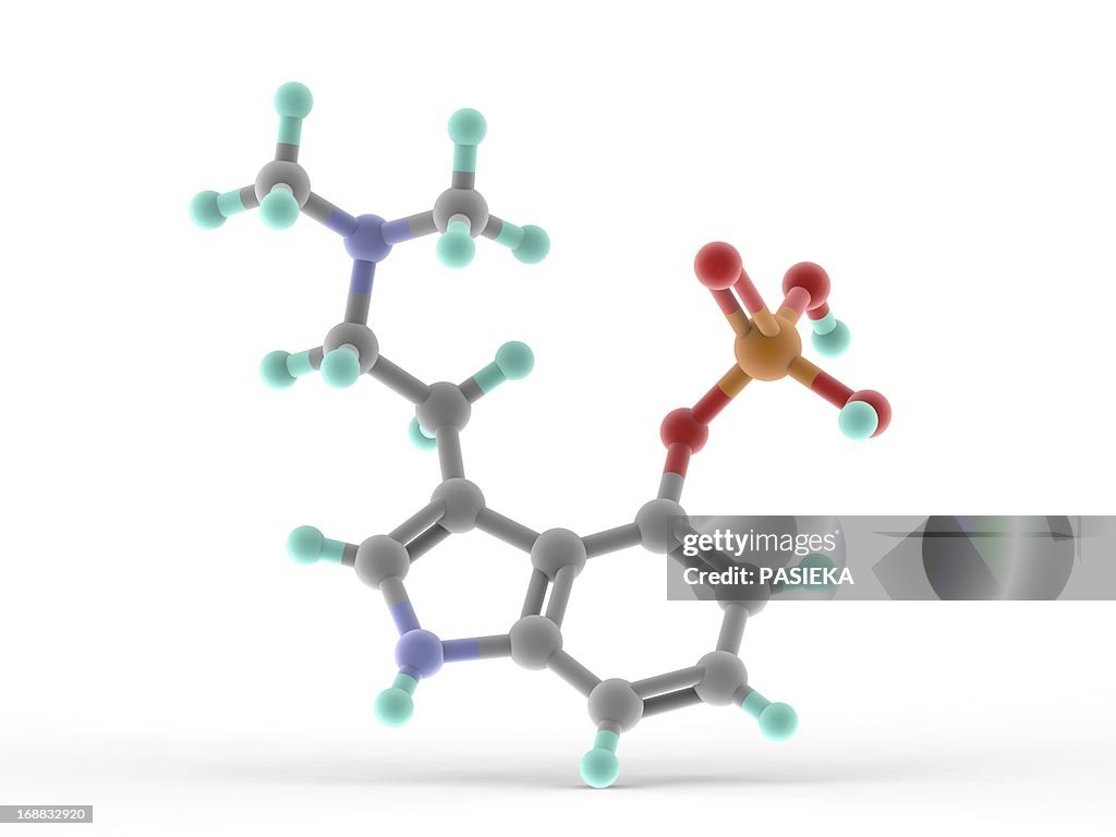 Takoid Psilocybin Molecule Wallpaper