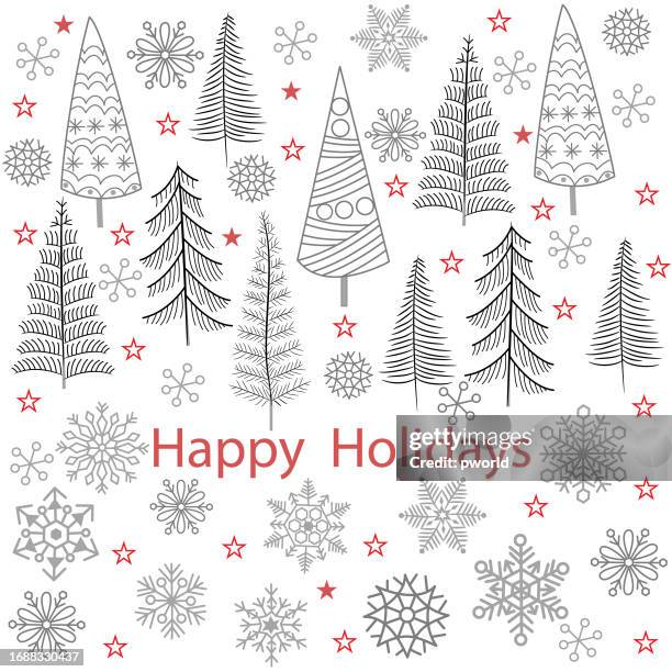 christmas background . - sign language vector stock illustrations