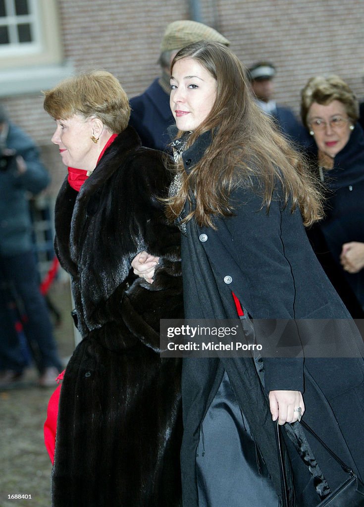 Dutch Princess Christina (L) and her daughter Princess Juliana
