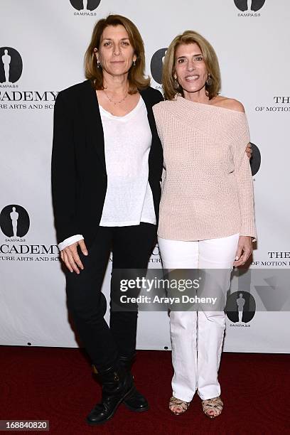 Maryann Brandon and Mary Jo Markey attend 'Turning The Page: Storytelling in the Digital Age' presented by The Academy Of Motion Pictures Arts And...