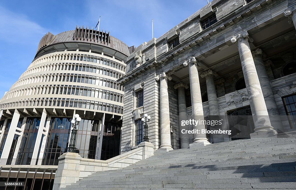 NZ Finance Minister Bill English Presents The Budget In Parliament