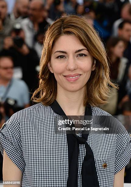 Director Sofia Coppola attends 'The Bling Ring' photocall during the 66th Annual Cannes Film Festival at Palais des Festival on May 16, 2013 in...