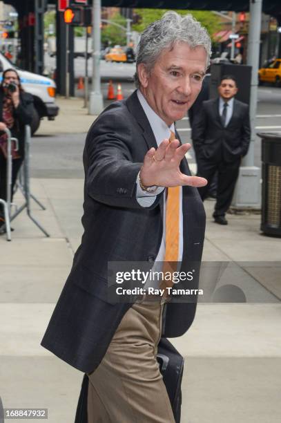 Actor Patrick Duffy leaves Del Posto restaurant on May 15, 2013 in New York City.