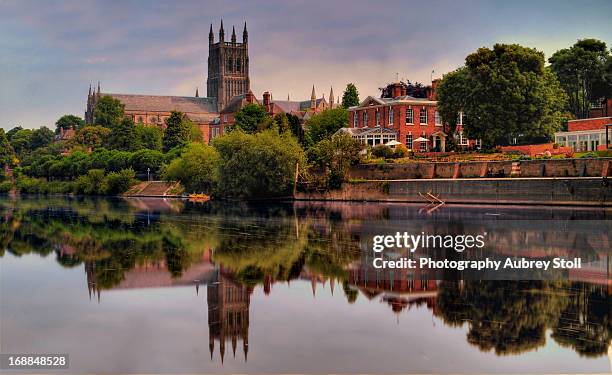 worcester cathedral - worcester worcestershire - fotografias e filmes do acervo