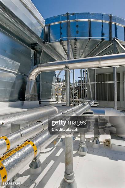 Large Rooftop Chiller Rooftop Chiller Photos and Premium High Res Pictures - Getty Images