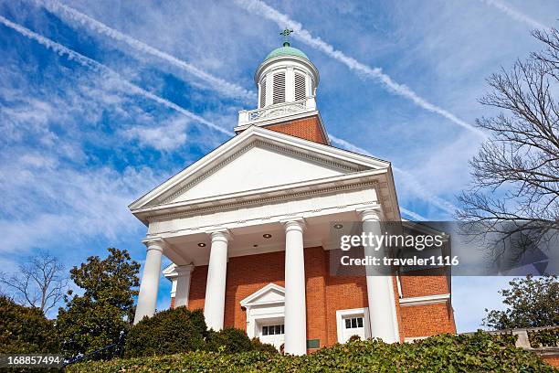 st. paul's memorial church in charlottesville, virginia - charlottesville stock pictures, royalty-free photos & images