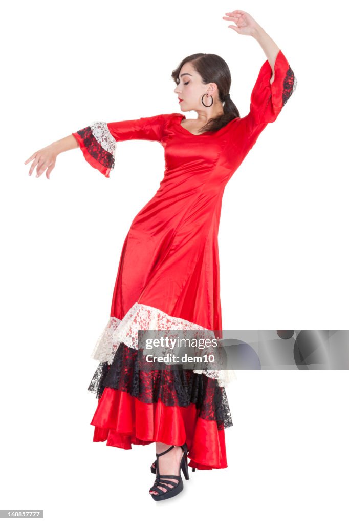 Female Flamenco dancer