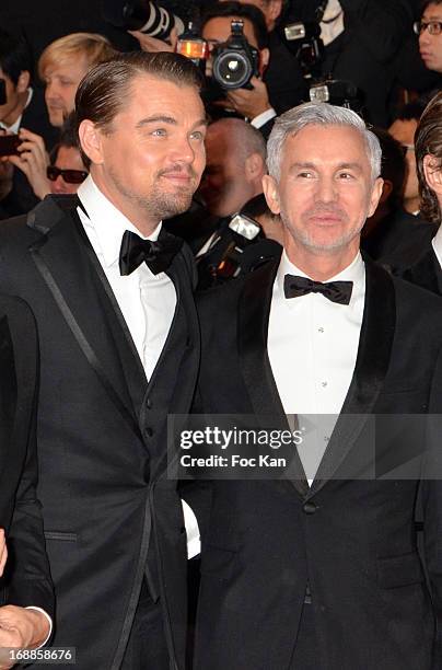 Leonardo DiCaprio and Baz Luhrmann attends the Opening Ceremony and Premiere of 'The Great Gatsby' at The 66th Annual Cannes Film Festival at Palais...