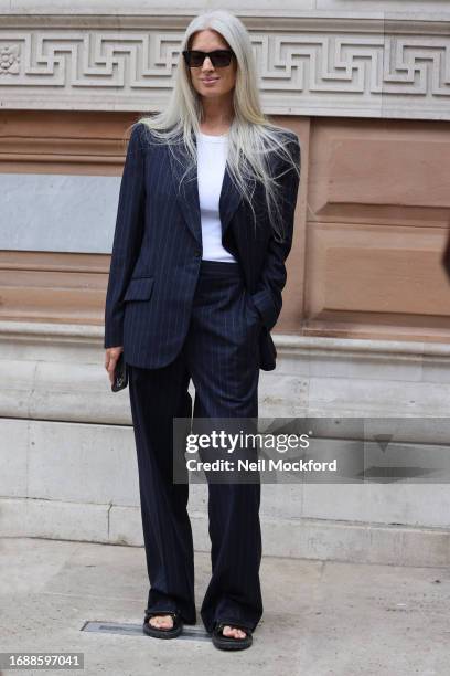 Sarah Harris attends Emilia Wickstead at Royal Academy of Arts during London Fashion Week September 2023 on September 18, 2023 in London, England.