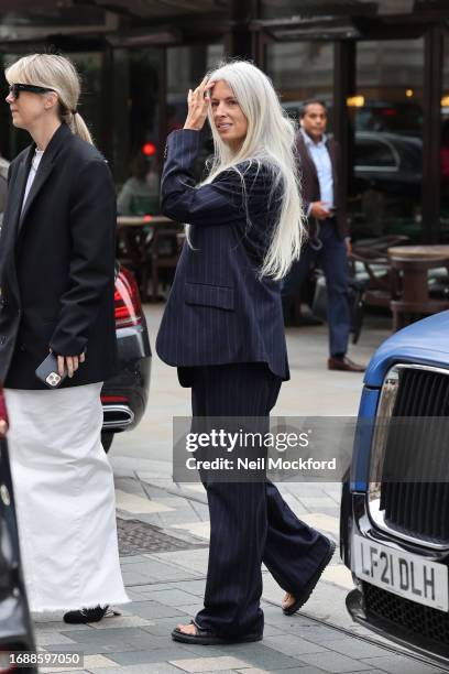 Sarah Harris attends Emilia Wickstead at Royal Academy of Arts during London Fashion Week September 2023 on September 18, 2023 in London, England.