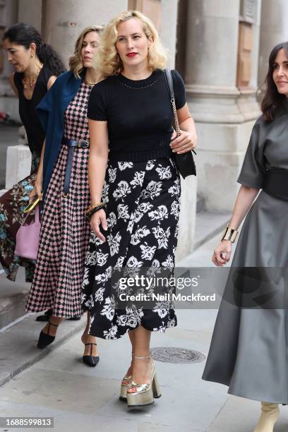 Charlotte Dellal attends Emilia Wickstead at Royal Academy of Arts during London Fashion Week September 2023 on September 18, 2023 in London, England.