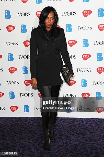 Shaznay Lewis attends the Ivor Novello Awards 2013 at The Grosvenor House Hotel on May 16, 2013 in London, England.