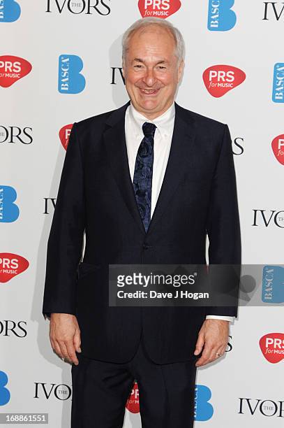 Paul Gambaccini attends the Ivor Novello Awards 2013 at The Grosvenor House Hotel on May 16, 2013 in London, England.