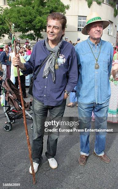 Maximo Valverde is seen in El Rocio Romeria, a traditional Spanish pilgrimage, on May 15, 2013 in Huelva, Spain.