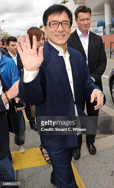 Jackie Chan attends The 66th Annual Cannes Film Festival on May 16, 2013 in Cannes, France.