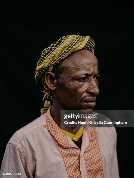 Aman, a member of a nomadic group from Chad poses for a portrait on September 21, 2023 in Niangara, Congo. Tensions between local Congolese...