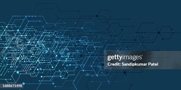 Dark blue hexagonal technology vector abstract background. Dark blue hexagonal technology vector abstract background.