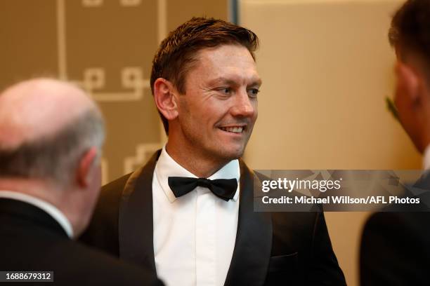 Shane Woewodin is seen during the 2023 Brownlow Medal at Crown Palladium on September 25, 2023 in Melbourne, Australia.