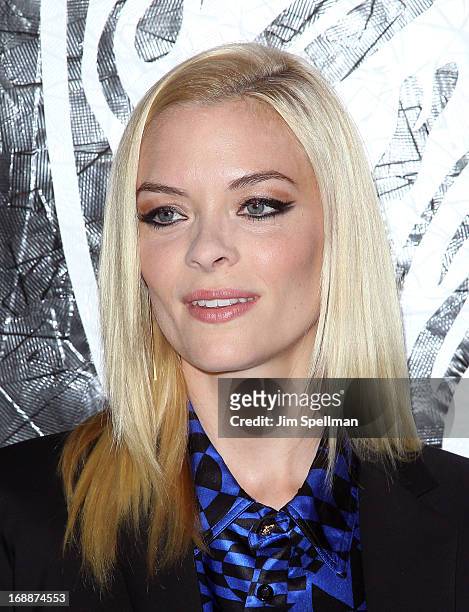 Jaime King attends the Versus Versace launch hosted by Donatella Versace at the Lexington Avenue Armory on May 15, 2013 in New York City.