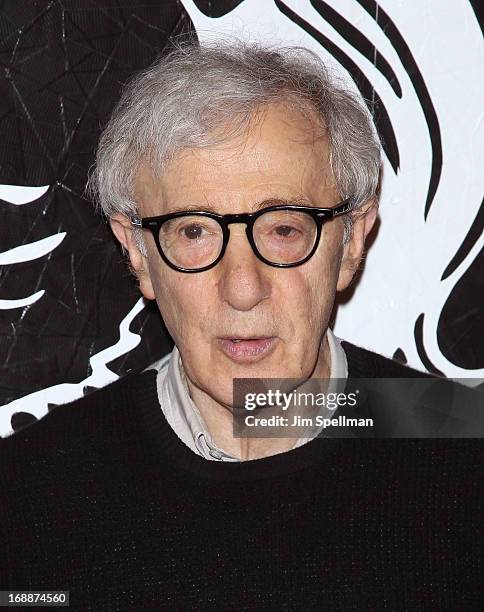 Director Woody Allen attends the Versus Versace launch hosted by Donatella Versace at the Lexington Avenue Armory on May 15, 2013 in New York City.