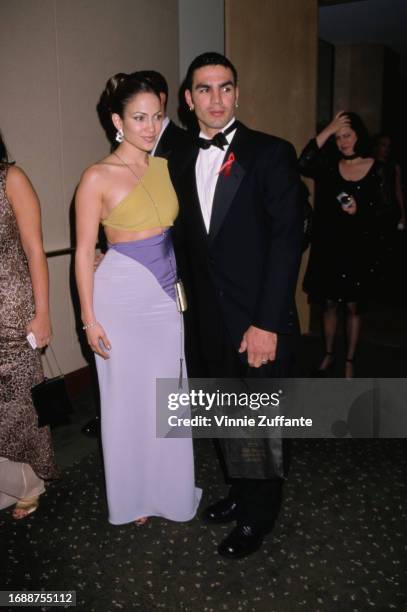 Ojani Noa and Jennifer Lopez during 55th Annual Golden Globe Awards at Beverly Hilton Hotel in Beverly Hills, California, United States, 18th January...