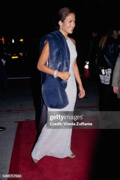 Jennifer Lopez attends the "Selena" Hollywood premiere at Pacific's Cinerama Dome in Hollywood, California, United States, 13th March 1997.