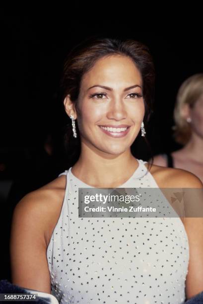 Jennifer Lopez attends the "Selena" Hollywood premiere at Pacific's Cinerama Dome in Hollywood, California, United States, 13th March 1997.