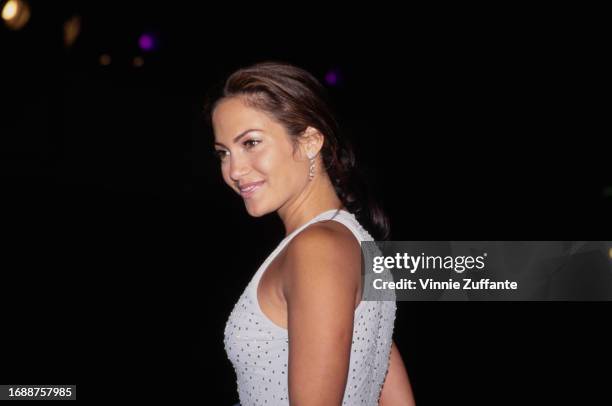 Jennifer Lopez attends the "Selena" Hollywood premiere at Pacific's Cinerama Dome in Hollywood, California, United States, 13th March 1997.