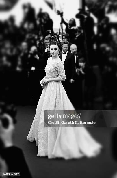 Actress Fan Bing Bing attends 'The Bling Ring' premiere during The 66th Annual Cannes Film Festival at the Palais des Festivals on May 16, 2013 in...